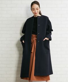 Abahouse Devinette / アバハウス・ドゥヴィネット ブルゾン | ラムAラインコート【予約】