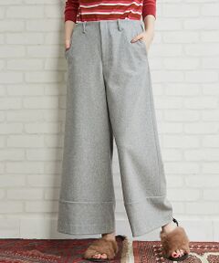 Abahouse Devinette / アバハウス・ドゥヴィネット パンツ | ヘムパイピングパンツ【予約】