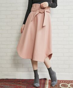 Abahouse Devinette / アバハウス・ドゥヴィネット ミニ・ひざ丈スカート | ウエストスリットスカート【予約】