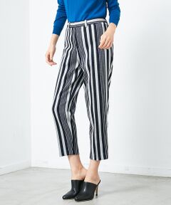 Abahouse Devinette / アバハウス・ドゥヴィネット パンツ | マルチストライプシガレットパンツ【予約】