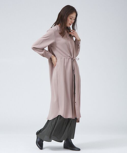 セール Ecru ウエストドロストワンピースコート ワンピース Abahouse Mavie アバハウス マヴィ ファッション通販 タカシマヤファッションスクエア