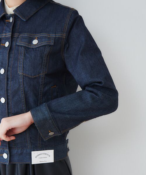 セール Ecru ハイブリッドデニムgジャン Gジャン デニムジャケット Abahouse Mavie アバハウス マヴィ ファッション通販 タカシマヤファッションスクエア