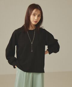 【前後着用可】カットジョーゼット2WAYプルオーバー