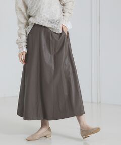 【大人のいちまんワンピ】フェイクレザー２ＷＡＹジャンパースカート