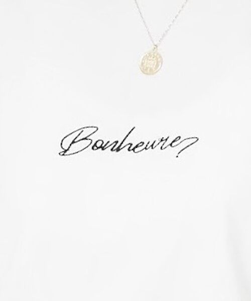 abahouse mavie / アバハウス マヴィ Tシャツ | 刺繍ロゴTシャツ【予約】 | 詳細15