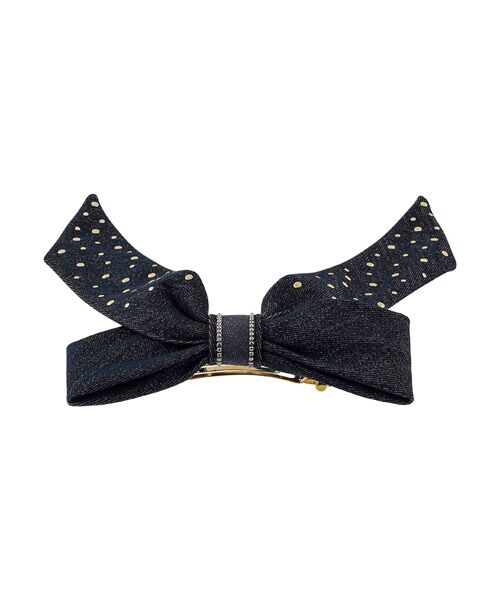 ACCA / アッカ カチューシャ・カチューム・その他 | ブラックリボンデニムバレッタ | 詳細1