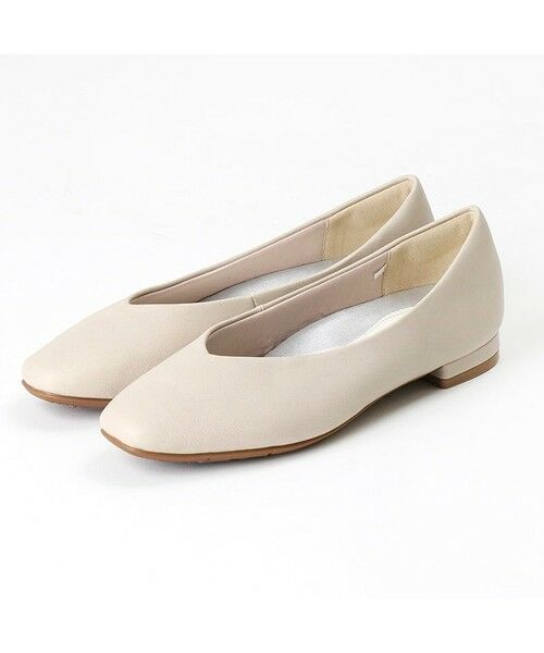 AcureZ / アキュアーズ パンプス | Vカットフラットパンプス「母趾にやさしい美パンプス」 | 詳細1