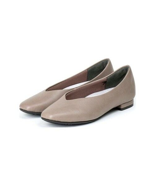 AcureZ / アキュアーズ パンプス | Vカットフラットパンプス「母趾にやさしい美パンプス」 | 詳細1