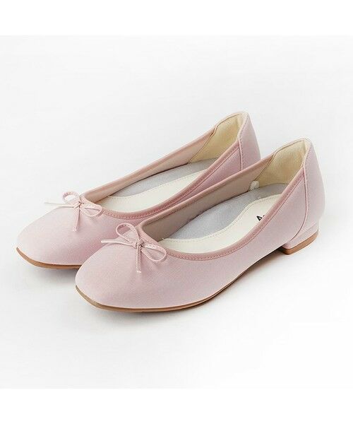 AcureZ/アキュアーズ オトナのリボンバレエ「母趾にやさしい美パンプス」 ピンク 22.0cm AcureZ/アキュアーズ オトナのリボンバレエ「母趾にやさしい美パンプス」 ピンク 22.0cm