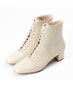 AcureZ / アキュアーズ ブーツ（ロング丈） | スッキリシルエットのレースアップデザイン「生活防水×スタイリッシュブーツ」