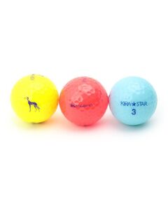 カラーゴルフボール3セット