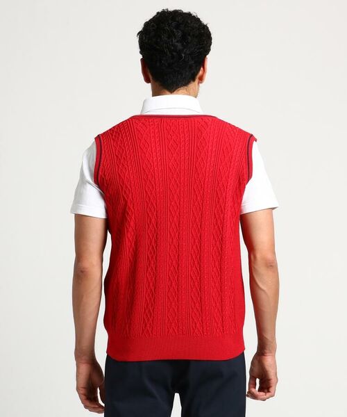 Vネック ニットベスト メンズ ベスト Adabat アダバット ファッション通販 タカシマヤファッションスクエア