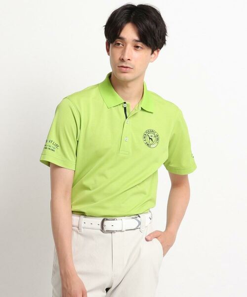【による】 ポロシャツ メンズ アダバット adabat 2022 春夏 新作 ゴルフウェア 643-14545 t-on ゴルフウェア