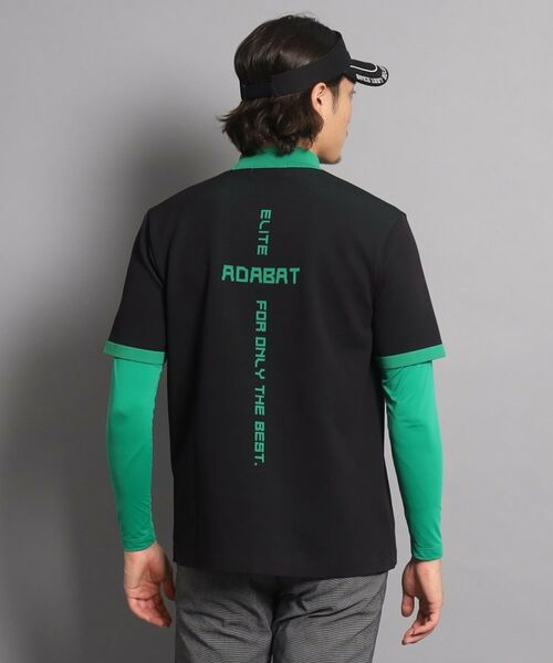 adabat / アダバット Tシャツ | 【日本製】バックデザイン 半袖モックネックプルオーバー | 詳細3