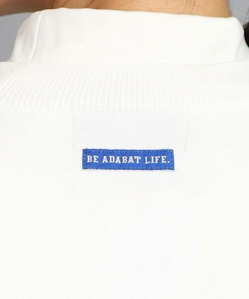 adabat / アダバット ニット・セーター | 袖ロゴデザイン クルーネックセーター | 詳細9