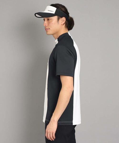 adabat / アダバット Tシャツ | 【日本製】ファスナー付き 変形モックネック半袖プルオーバー | 詳細2