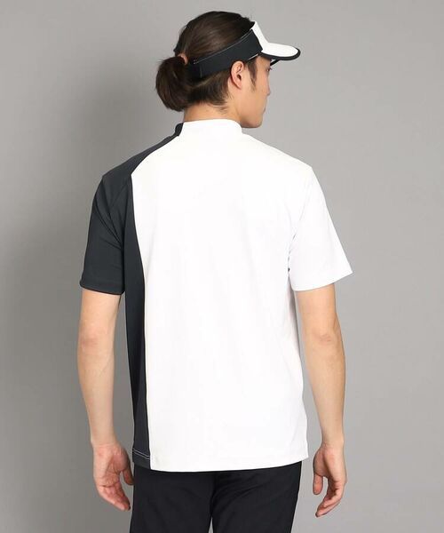 adabat / アダバット Tシャツ | 【日本製】ファスナー付き 変形モックネック半袖プルオーバー | 詳細4