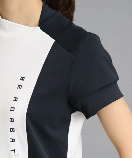 adabat / アダバット Tシャツ | 【日本製】ファスナー付き 変形モックネック半袖プルオーバー | 詳細5