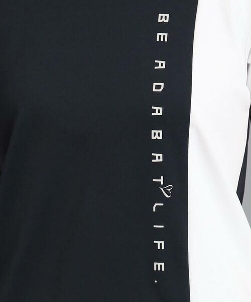 adabat / アダバット Tシャツ | 【日本製】ファスナー付き 変形モックネック半袖プルオーバー | 詳細8