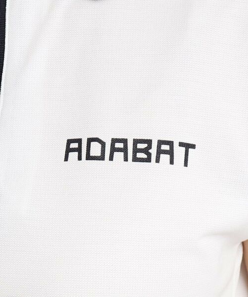 adabat / アダバット ポロシャツ | 【日本製】ショルダーラインデザイン ハーフジップポロシャツ | 詳細15