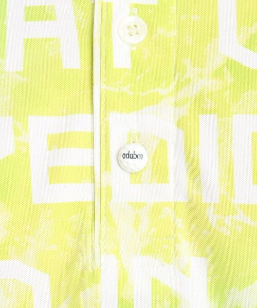 adabat / アダバット ポロシャツ | 【UVカット/防透け】ロゴデザイン 半袖ポロシャツ | 詳細9