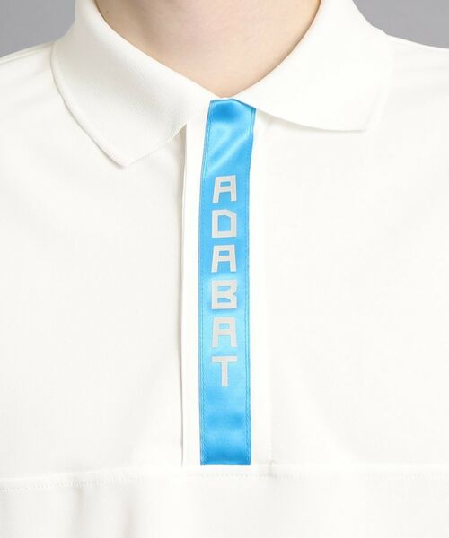 adabat / アダバット ポロシャツ | 【日本製】ロゴデザイン ハーフジップ半袖プルオーバー | 詳細8