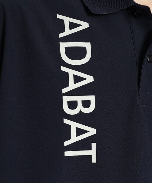 adabat / アダバット ポロシャツ | ロゴデザイン 半袖ポロシャツ | 詳細17