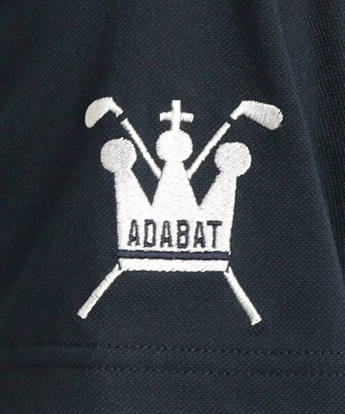 adabat / アダバット ポロシャツ | 【UVカット／吸水速乾】ロゴデザイン 半袖ポロシャツ | 詳細23