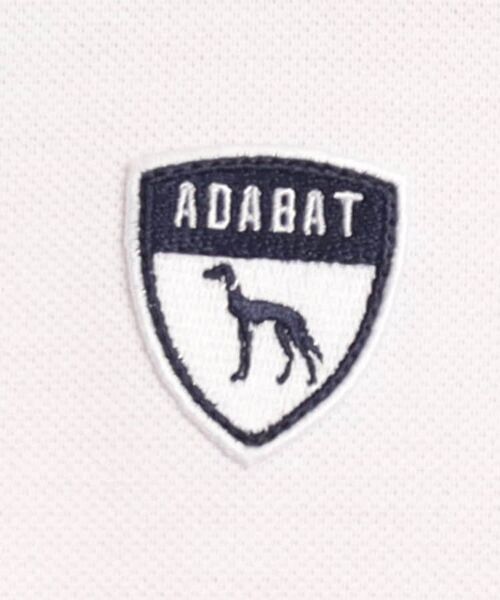 adabat / アダバット ポロシャツ | 【UVカット／吸水速乾】ロゴデザイン 半袖ポロシャツ | 詳細9