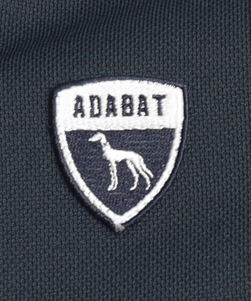 adabat / アダバット カットソー | 【UVカット／吸水速乾】ロゴデザイン モックネック半袖プルオーバー | 詳細22