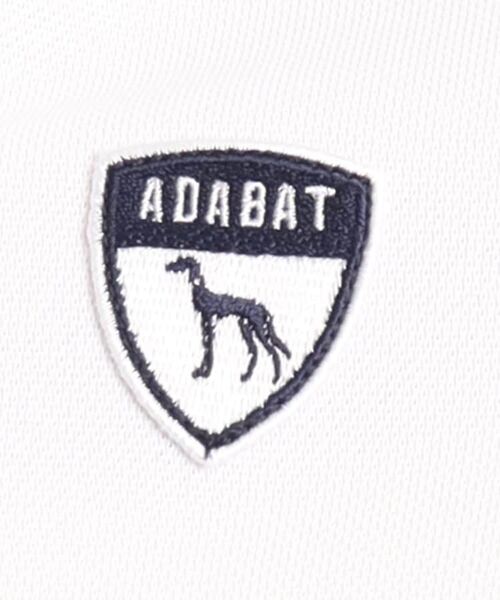 adabat / アダバット カットソー | 【UVカット／吸水速乾】ロゴデザイン モックネック半袖プルオーバー | 詳細9