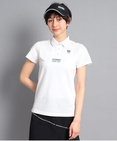 【UVカット／吸水速乾】ロゴデザイン 半袖ポロシャツ