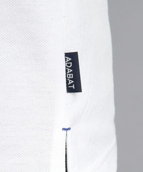 adabat / アダバット ポロシャツ | 【UVカット／吸水速乾】ロゴデザイン 半袖ポロシャツ | 詳細11