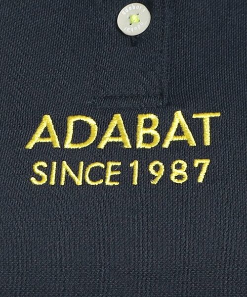 adabat / アダバット ポロシャツ | 【UVカット／吸水速乾】ロゴデザイン 半袖ポロシャツ | 詳細20