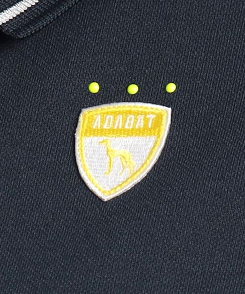 adabat / アダバット ポロシャツ | 【UVカット／吸水速乾】ロゴデザイン 半袖ポロシャツ | 詳細21