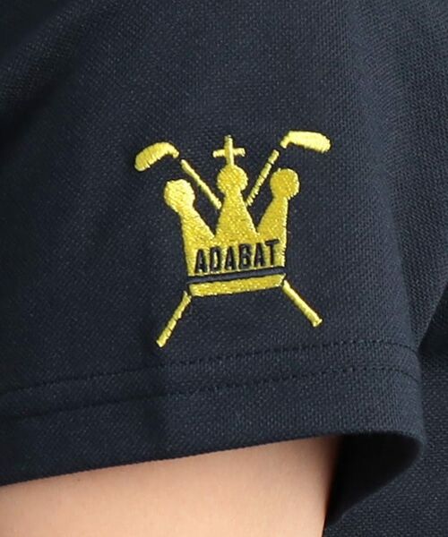 adabat / アダバット ポロシャツ | 【UVカット／吸水速乾】ロゴデザイン 半袖ポロシャツ | 詳細22