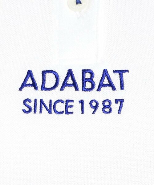 adabat / アダバット ポロシャツ | 【UVカット／吸水速乾】ロゴデザイン 半袖ポロシャツ | 詳細8