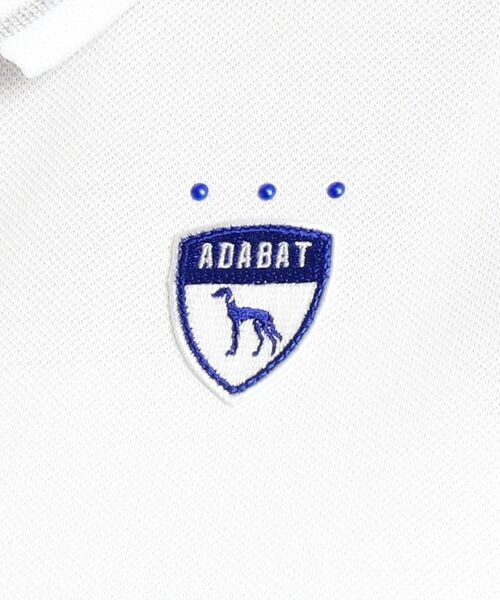 adabat / アダバット ポロシャツ | 【UVカット／吸水速乾】ロゴデザイン 半袖ポロシャツ | 詳細9
