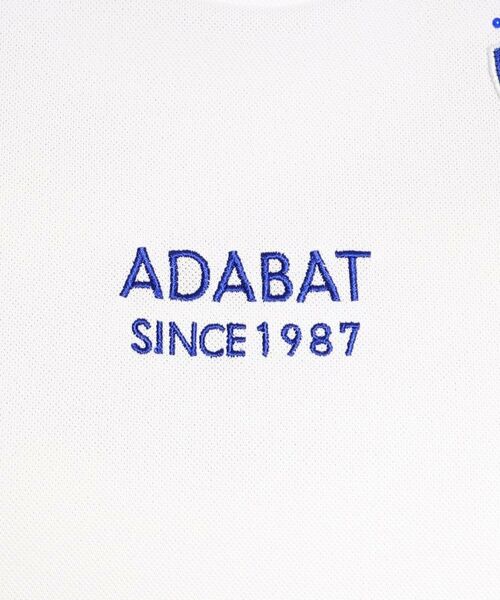 adabat / アダバット カットソー | 【UVカット／吸水速乾】ロゴデザイン モックネック半袖プルオーバー | 詳細10
