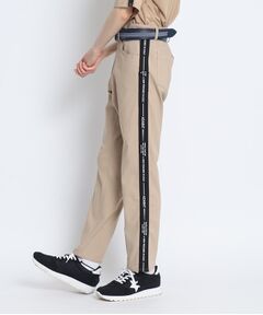 【股下73cm】サイドテープデザイン ストレッチパンツ