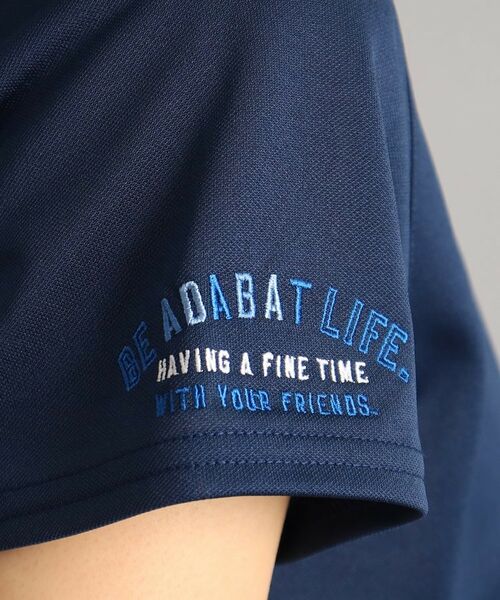 adabat / アダバット ポロシャツ | 【吸水速乾】刺しゅうロゴデザイン 半袖ポロシャツ | 詳細8