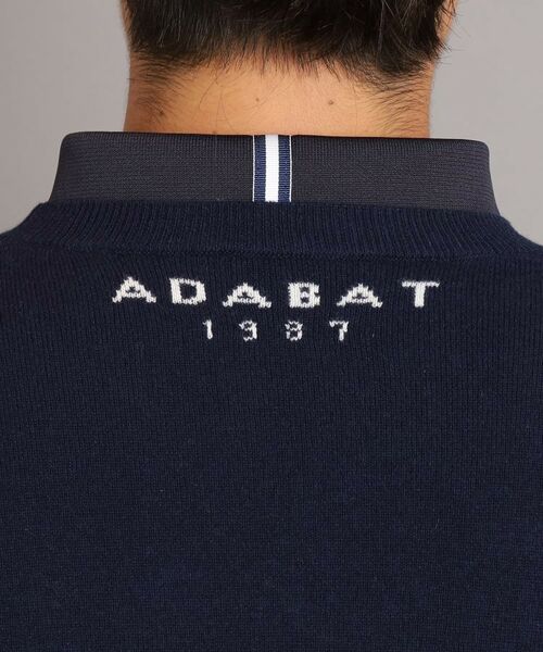 adabat / アダバット ニット・セーター | ロゴデザイン クルーネックセーター | 詳細18