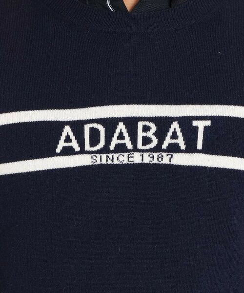 adabat / アダバット ニット・セーター | ロゴデザイン クルーネックセーター | 詳細19