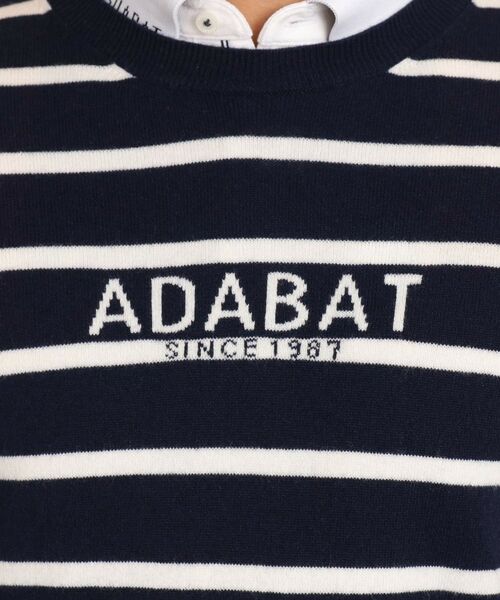 adabat / アダバット ニット・セーター | ロゴデザイン クルーネックセーター | 詳細30