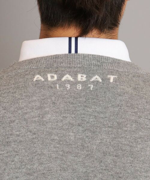 adabat / アダバット ニット・セーター | ロゴデザイン クルーネックセーター | 詳細7