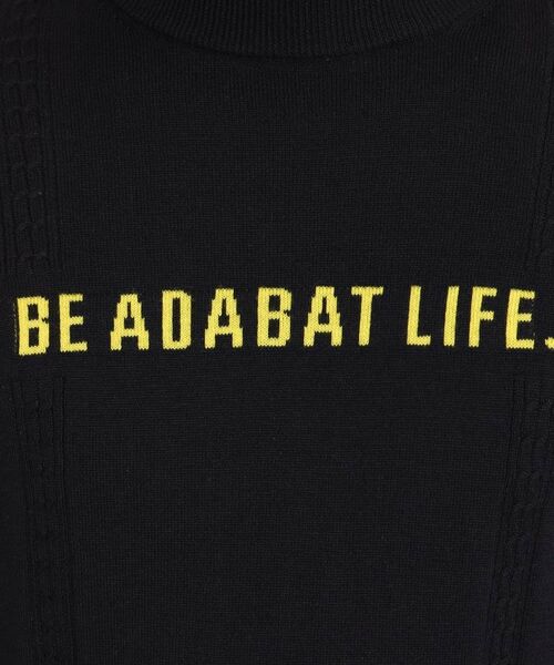 adabat / アダバット ニット・セーター | ロゴデザイン ボトルネックセーター | 詳細19