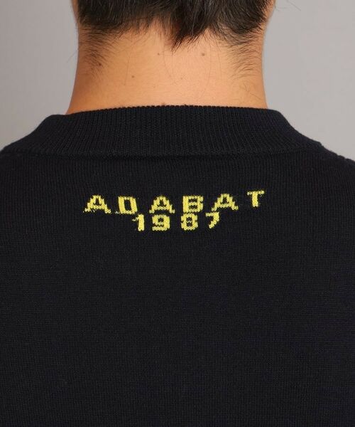 adabat / アダバット ニット・セーター | ロゴデザイン ボトルネックセーター | 詳細20
