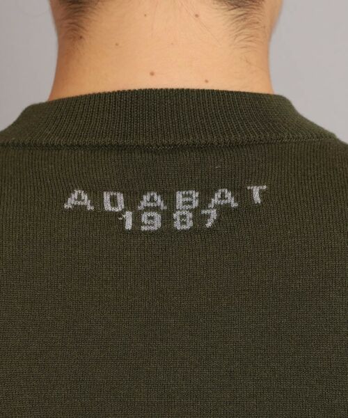 adabat / アダバット ニット・セーター | ロゴデザイン ボトルネックセーター | 詳細8
