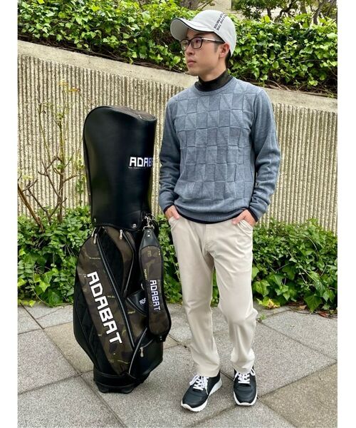 アダバット セーター adabat golf ニット メンズ