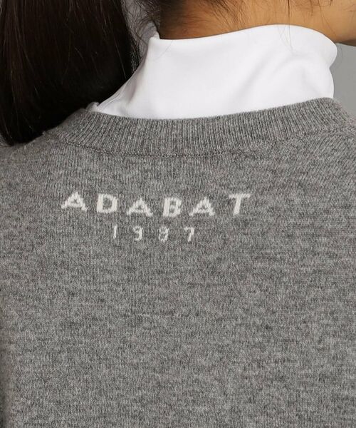 adabat / アダバット ニット・セーター | ロゴデザイン クルーネックセーター | 詳細10